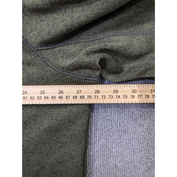 Eddie Bauer Pullover Mens 2XL Knit Sweatshirt 1/4 Zip Mock Neck Forest Green - Picture 8 of 10